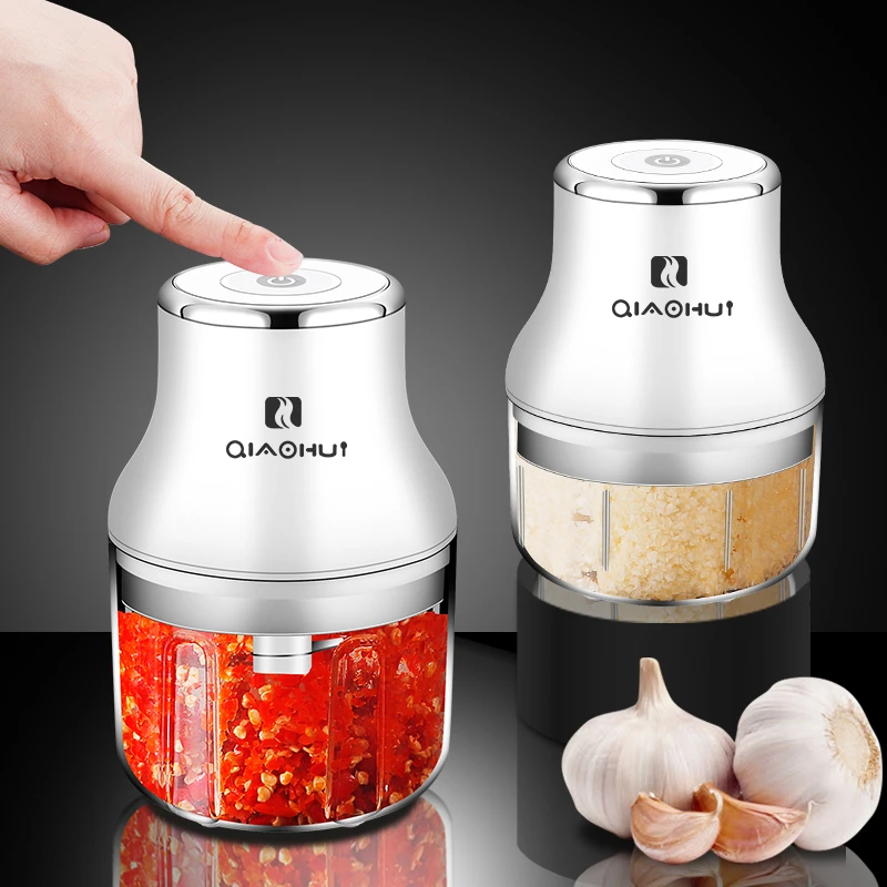 电动蒜泥搅碎机厨房捣蒜器家用拉蒜器绞蒜器打蒜器蒜泥捣蒜神器