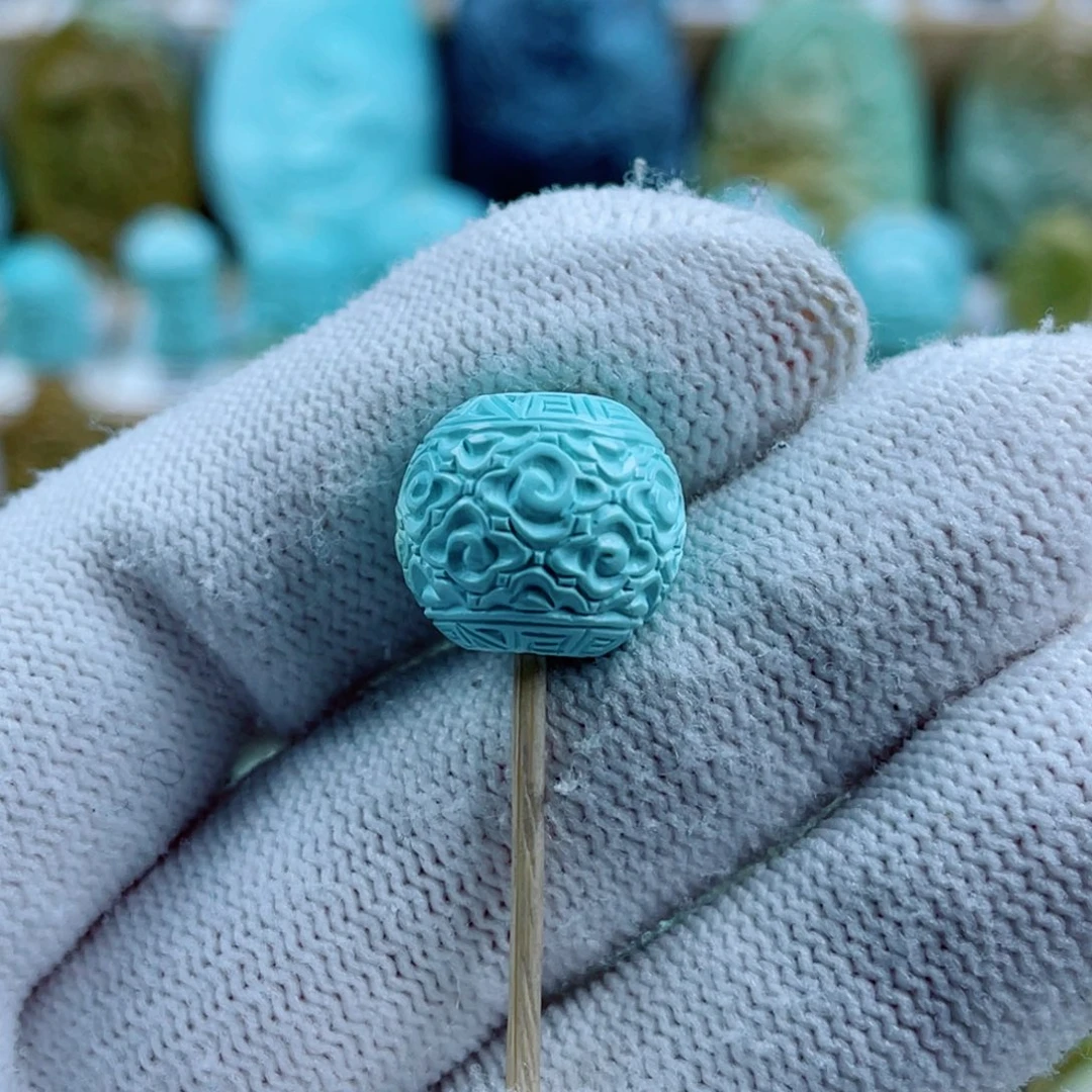 绿松石未镶嵌珠宝奇石15mm