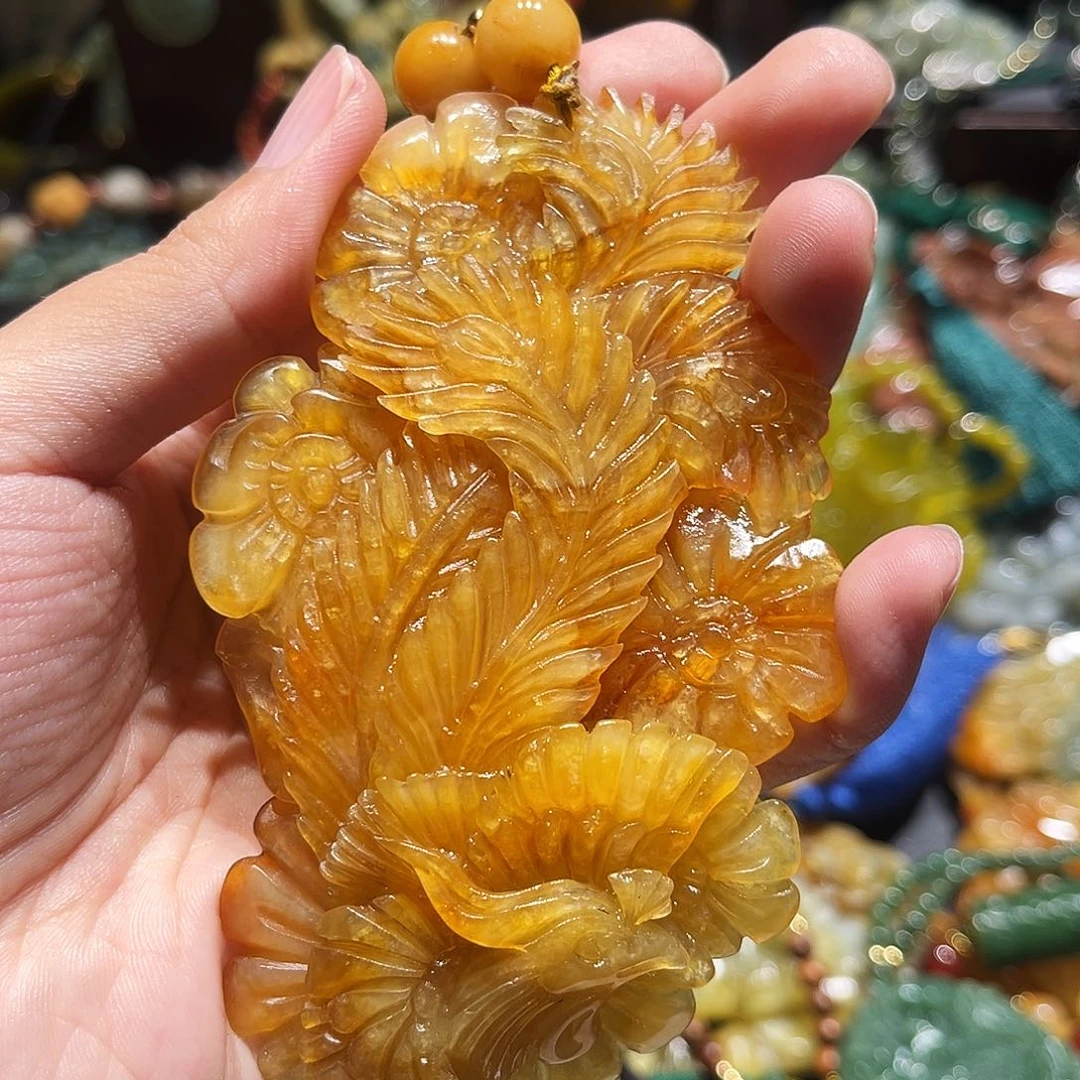 未镶嵌岫玉毛衣链
