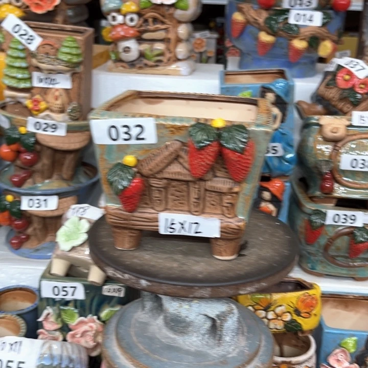 紫砂花盆粗陶材质多肉花盆