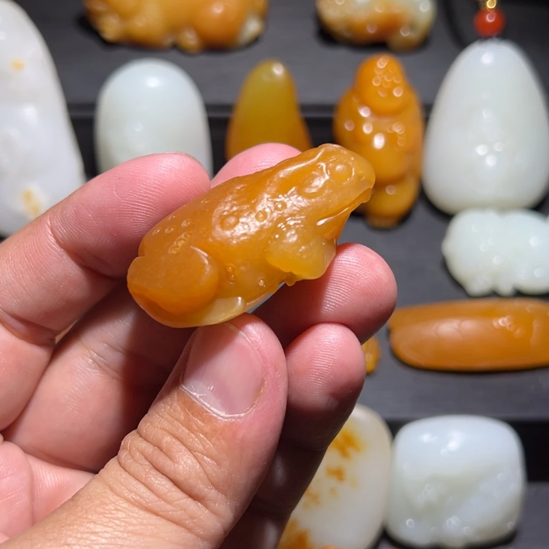 瘦***王和田玉未镶嵌颈饰