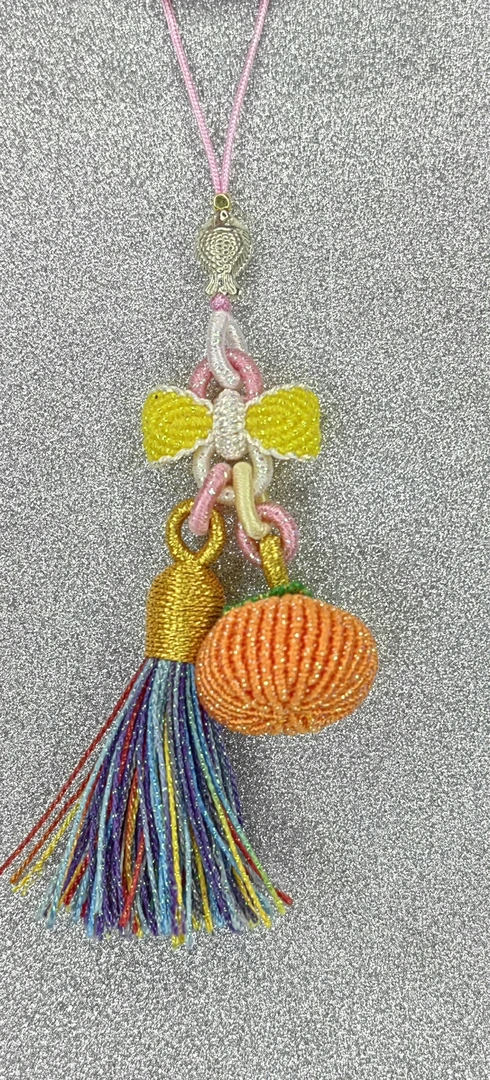 新年礼物（心想柿成）星空线➕星空蜡线纯手工编织