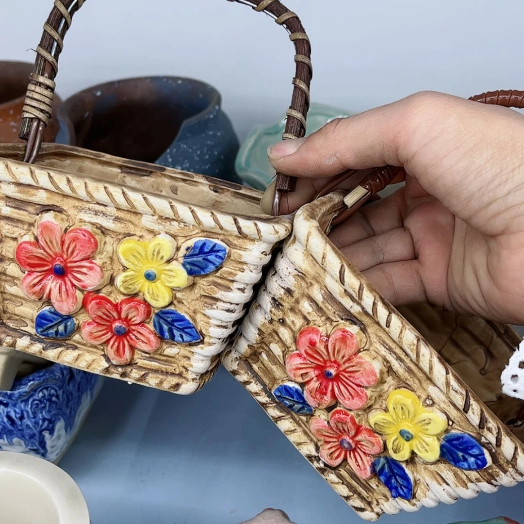 【闪购商品】陶瓷多肉绿植陶瓷花盆