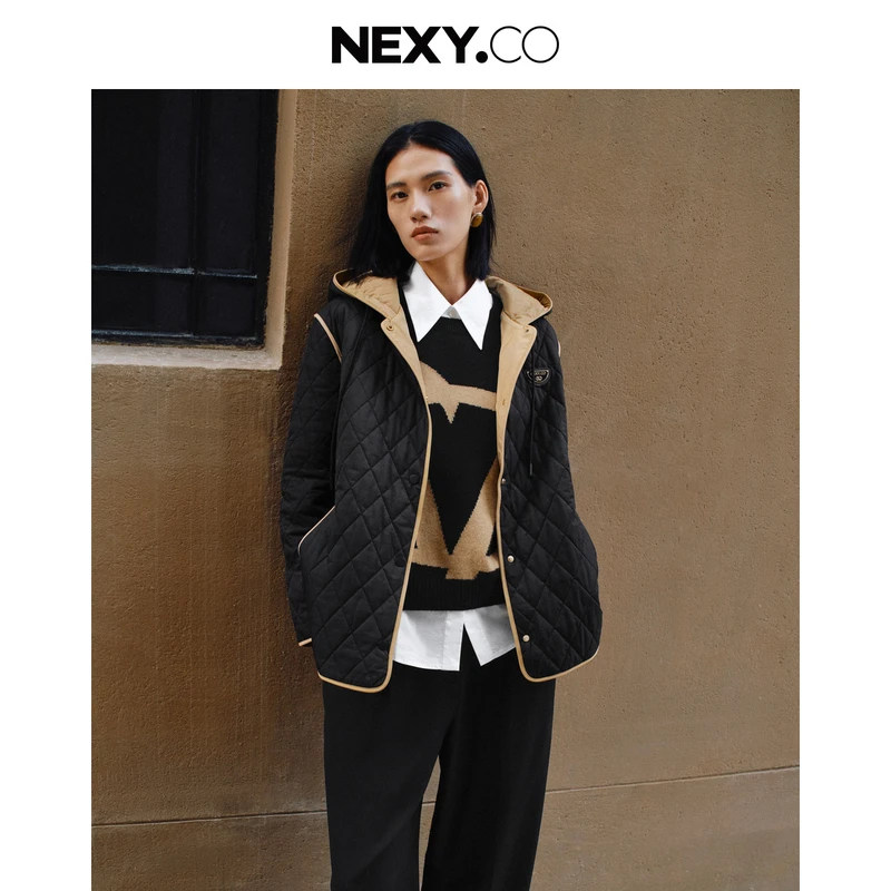 【婷婷专属】NEXY.CO/奈蔻棉外套|奢级桑蚕丝|秋冬新款|XQ00030W0
