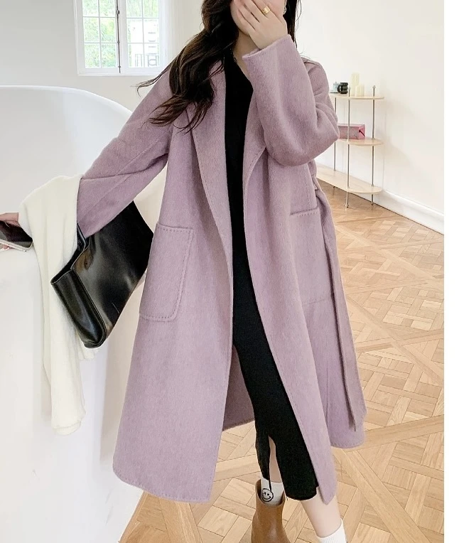 宏丰906【618大促】精选&100%绵羊毛经典大浴袍版型反季大衣