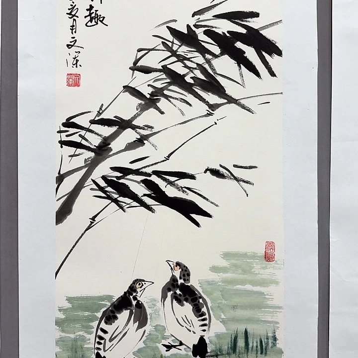 国画亲笔手绘放心去藏