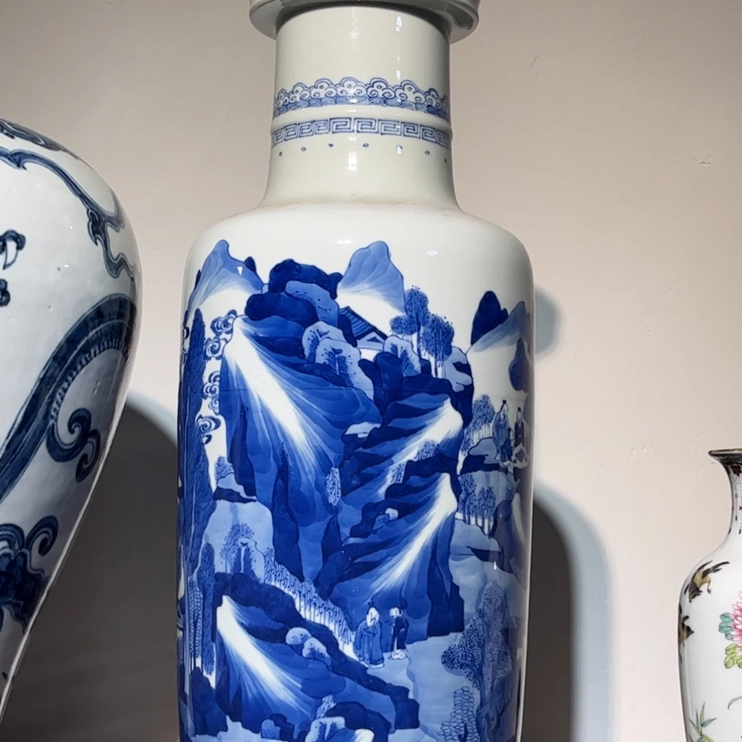 摆件用****7瓷器摆件你牛牛牛牛