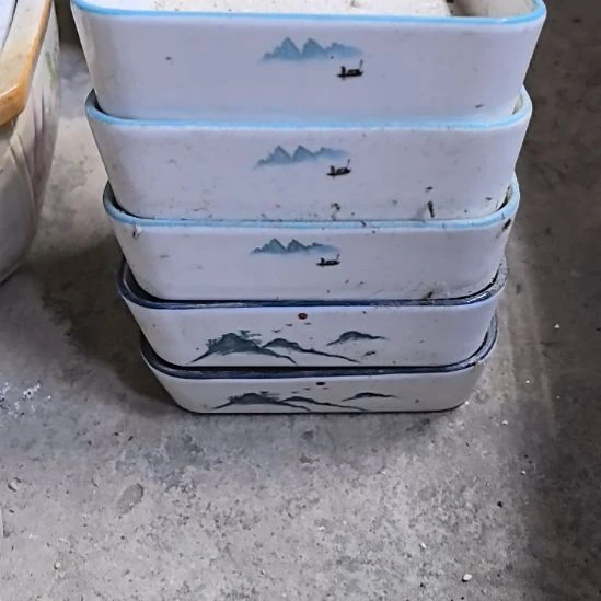 卡***景老瓷器水底盆5个包邮