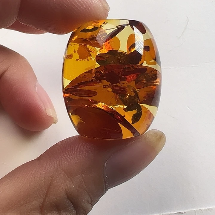 琥珀（花珀）未镶嵌颈饰