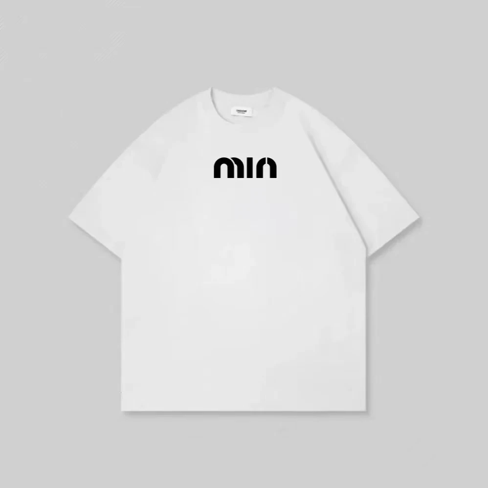 潮牌联名款潮品T恤男女同款时尚百搭圆领印花t恤短袖MIN