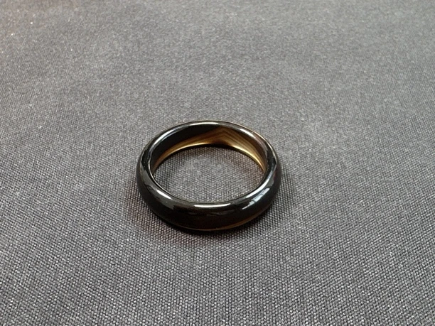 【点关注福利款黑玛瑙】素圈简约百搭时尚款戒指