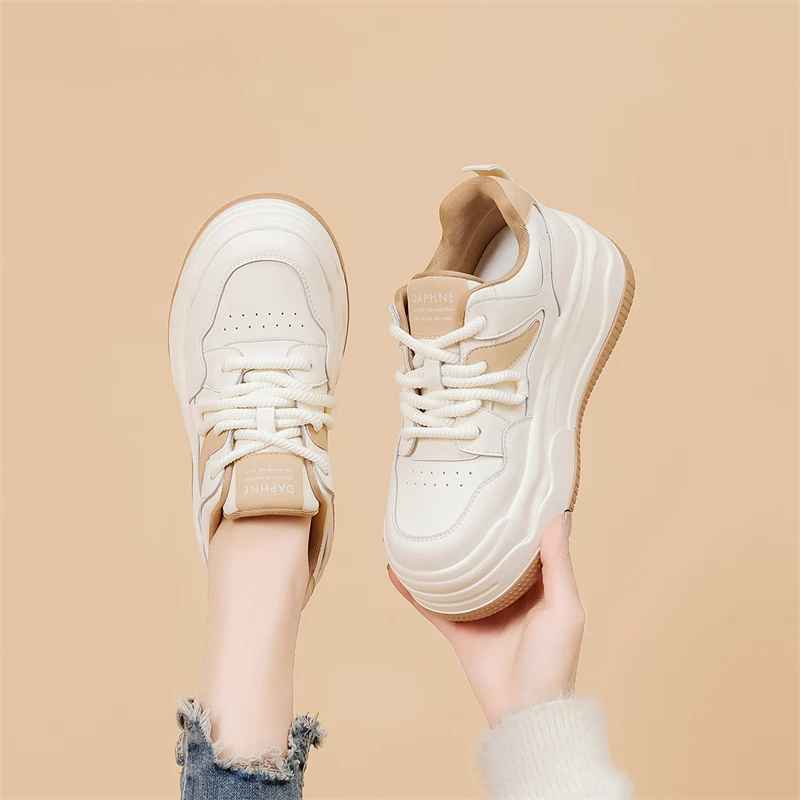 AM百搭厚底增高板鞋女ins韩版平底休闲女板鞋