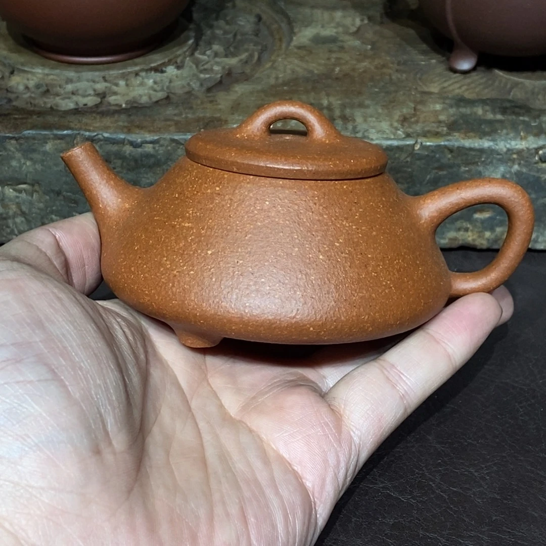 茶壶紫砂全手180容量宜兴紫砂