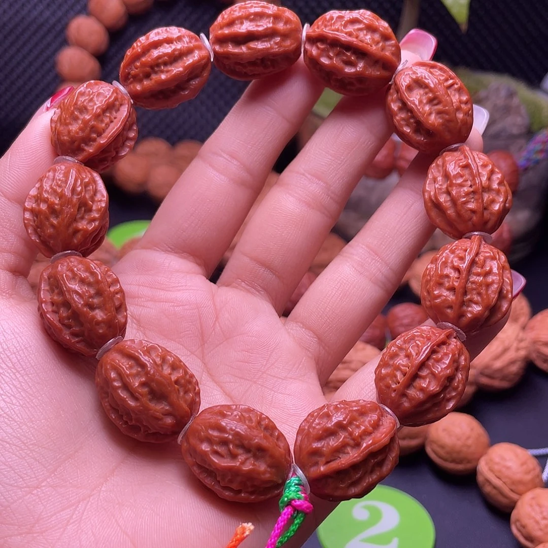 手串文玩核桃小枣京八棱18