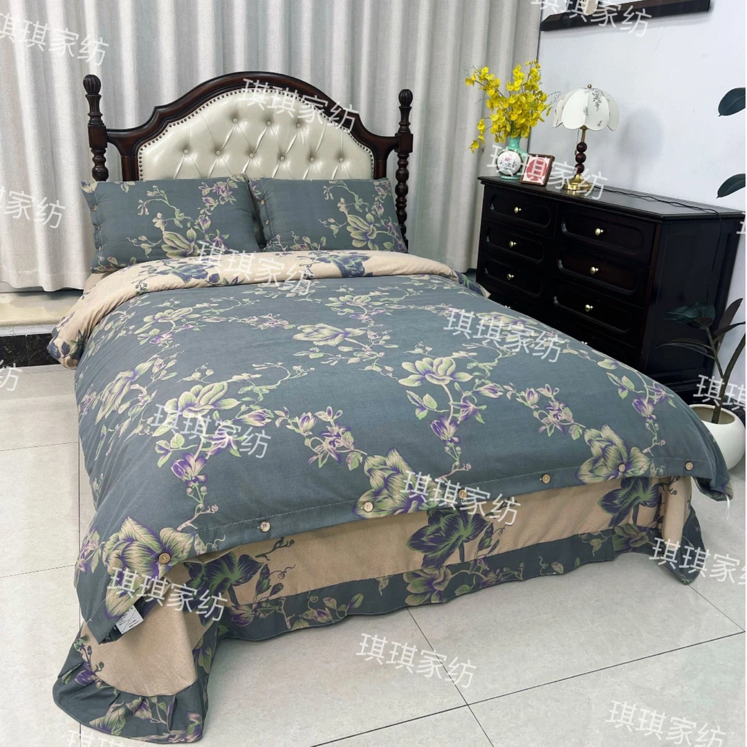 精品高端轻奢四件套--花畔-32