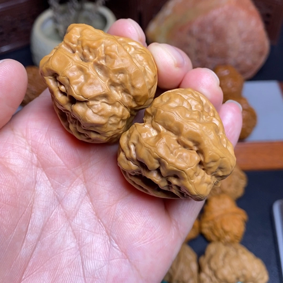 把件文玩核桃38三角蛙