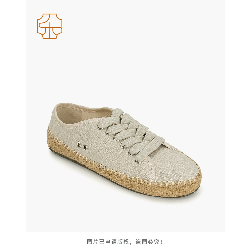 【VE·UNIQUE】草编底休闲渔夫鞋6565-470