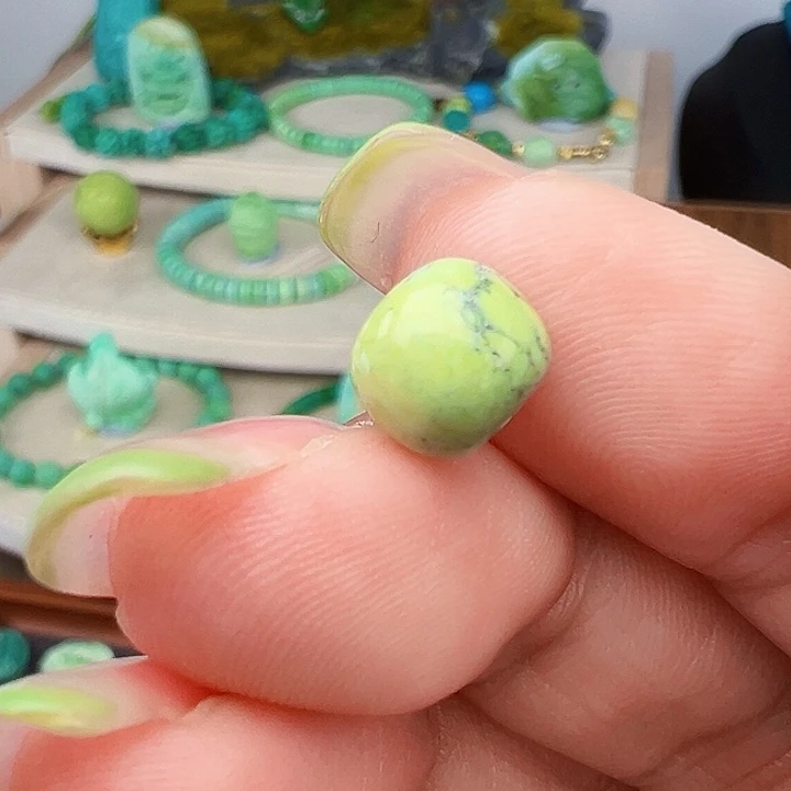 绿松石未镶嵌主播万珍闪*子