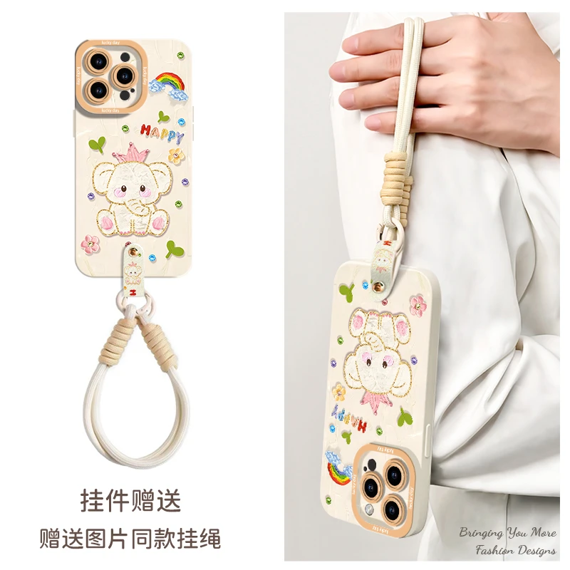 适用于苹果16华为OPPO小米VIVO高级感百搭鹰眼磨砂手机壳RA0158