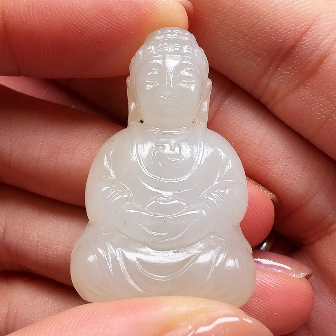 颈饰未镶嵌和田玉彭***堂