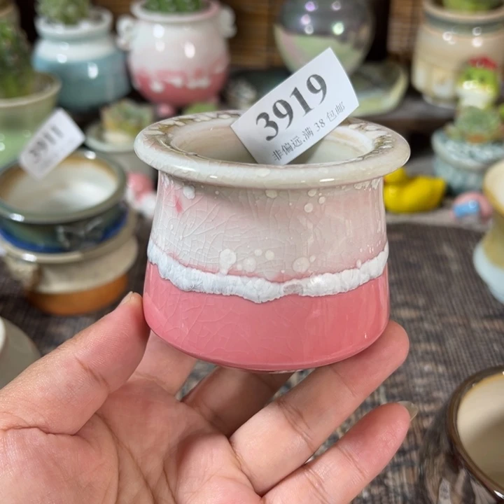 口5 手工花盆满30包邮