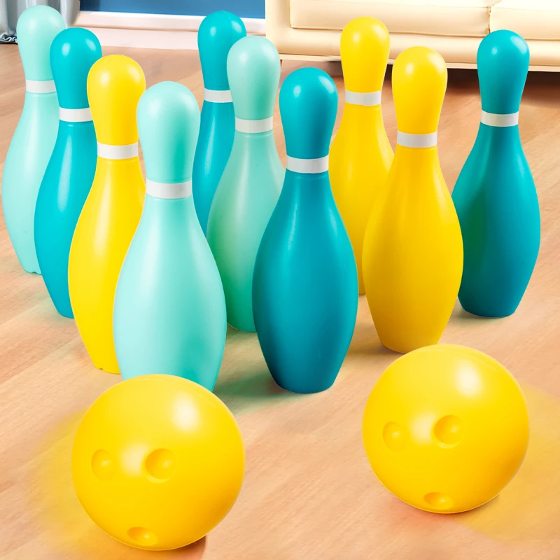 儿童保龄球玩具宝宝益智早教套装室内球类运动亲子互动3-6男女孩