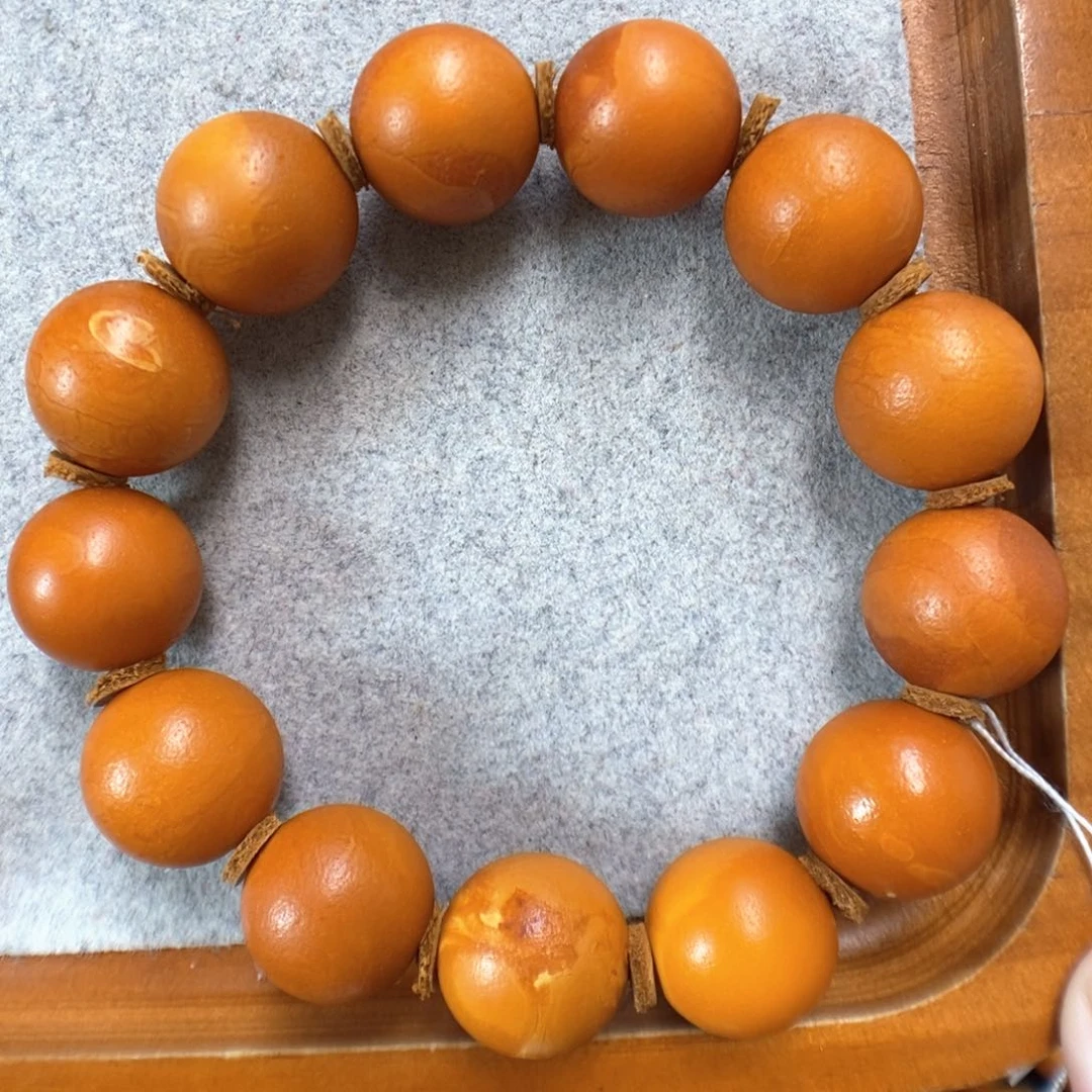 蜜蜡手串未镶嵌蜜蜡手串