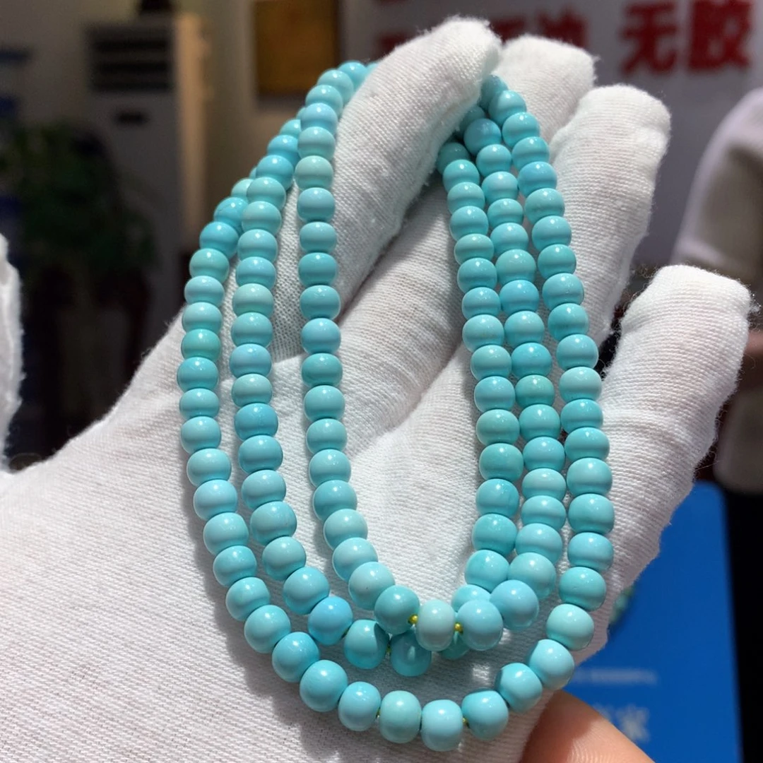 未镶嵌绿松石长链