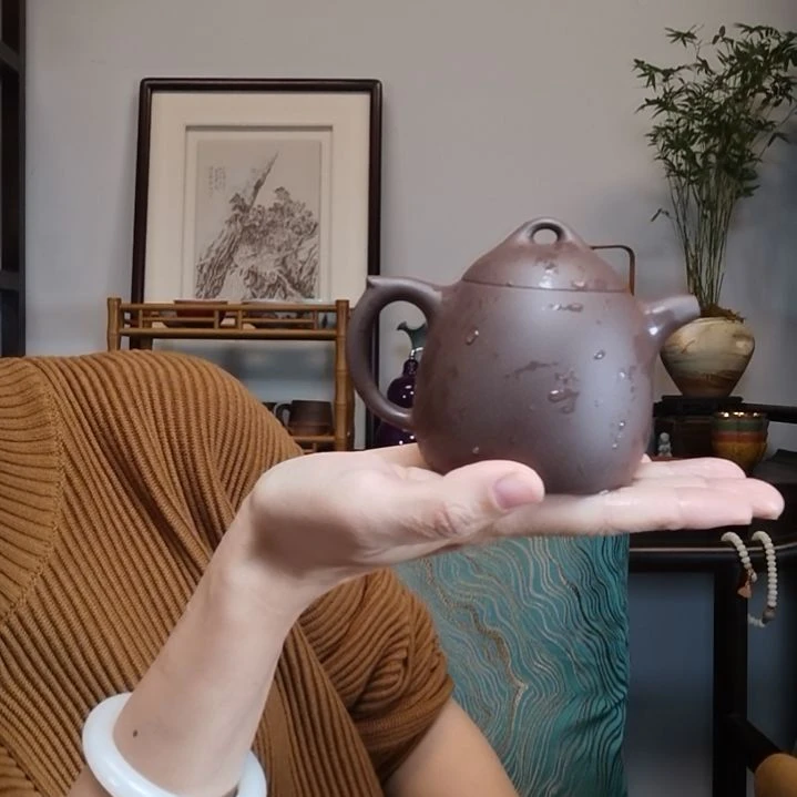 S****茶壶紫砂秦权壶半手工