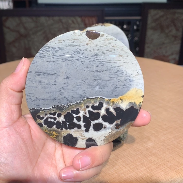 ，广西国画石摆件，收藏观赏