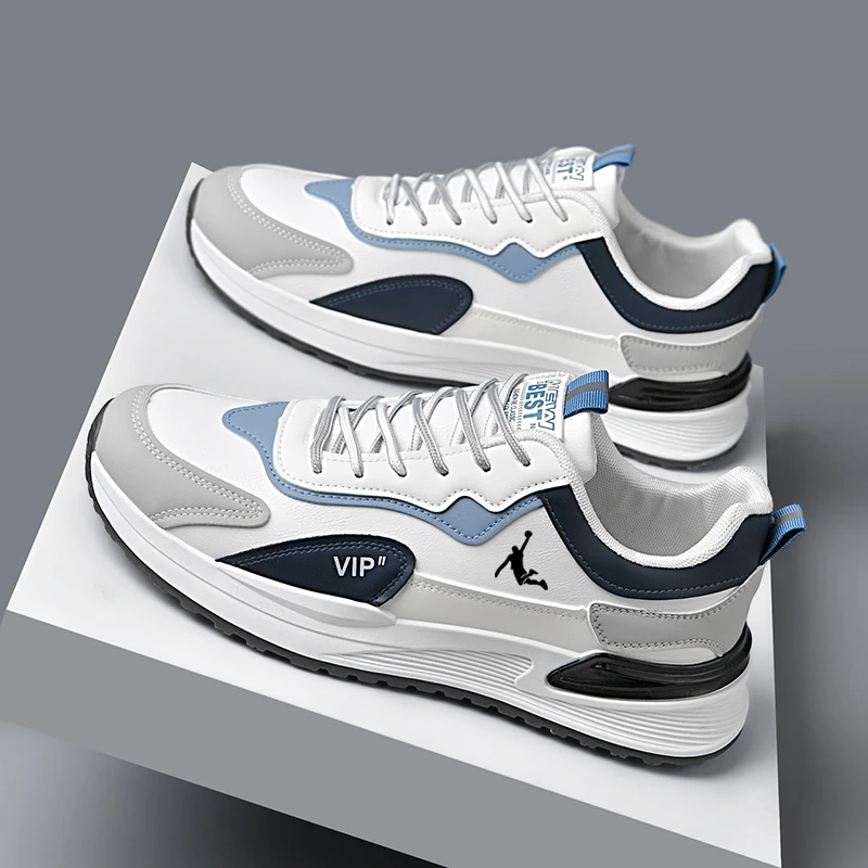 品牌断码夏秋冬透气久站不累气垫减震男鞋轻便潮鞋跑步鞋男士潮流