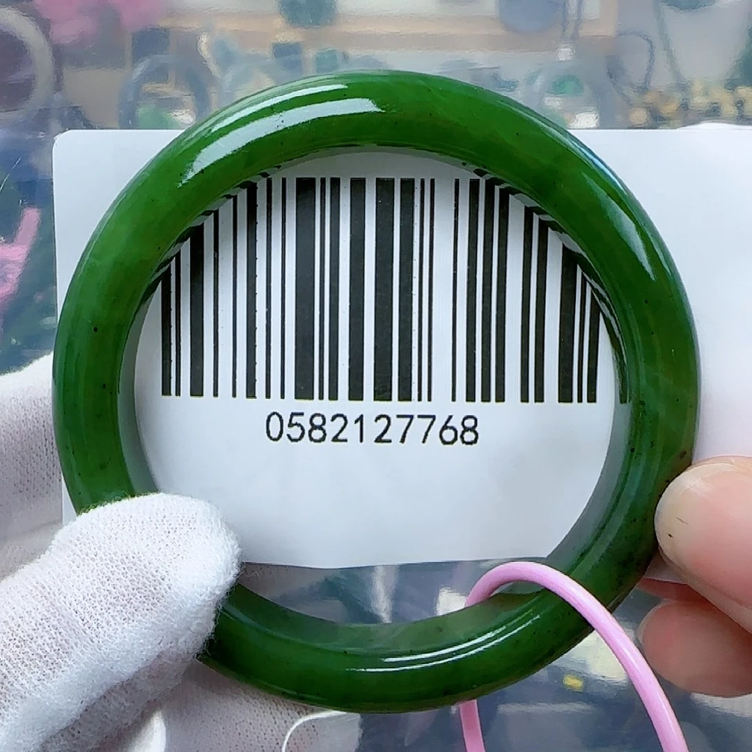 和田玉（碧玉）手镯未镶嵌魏*54