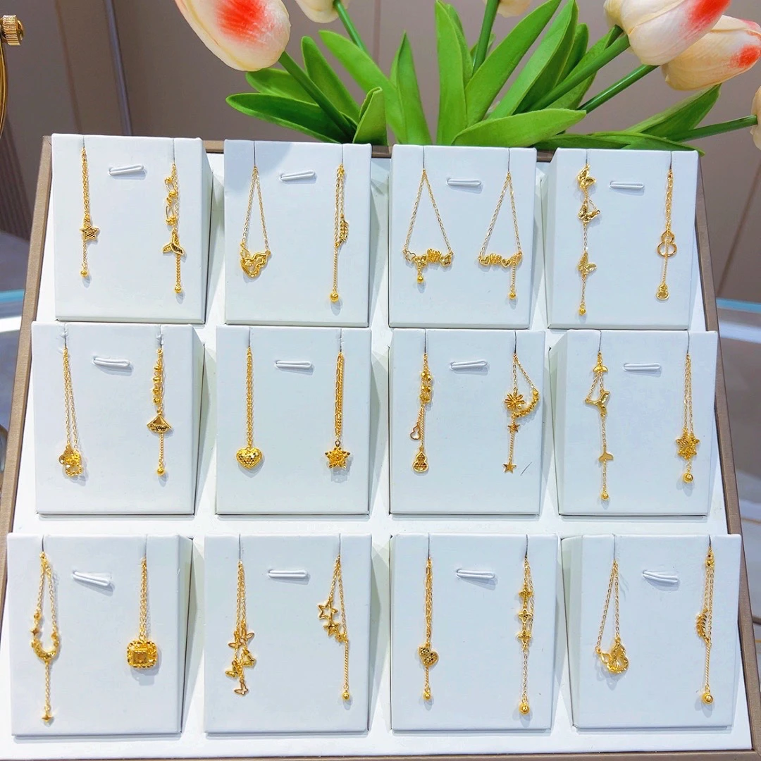 精品5G足金小克重气质款项链00899