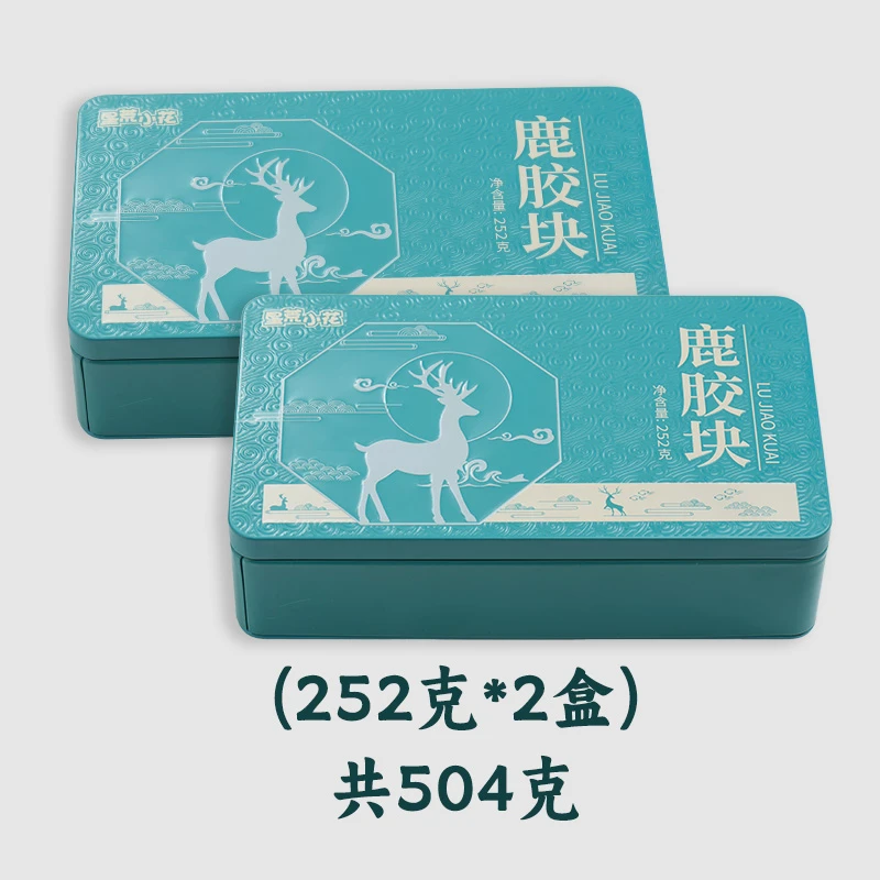 【鹿胶块】252克*2盒/件 老胶