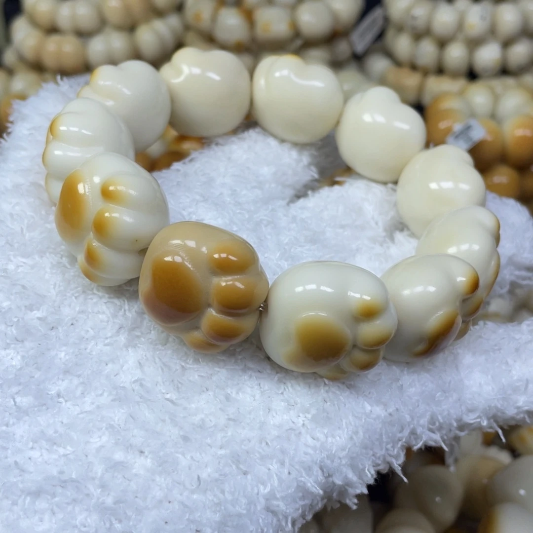手串菩提根/象牙果11.15.38微瑕熊掌