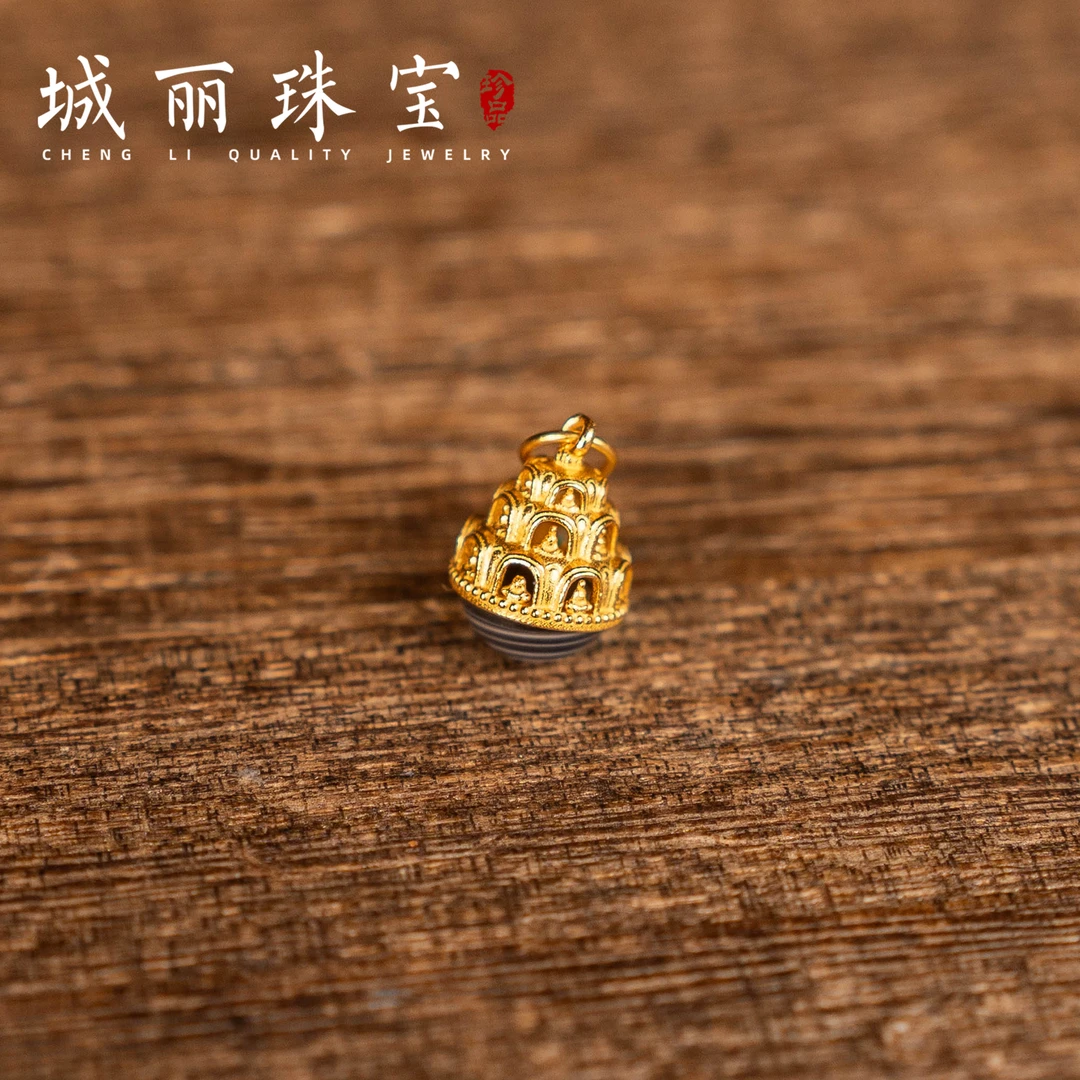 吊坠925银 【要师】万佛塔吊坠/个FL-3358-1