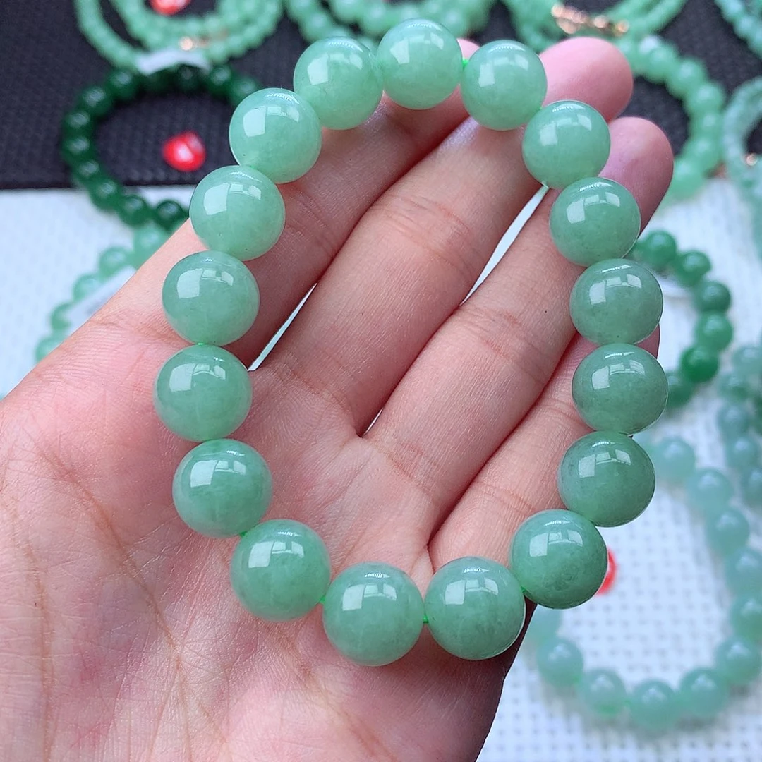 翡翠未镶嵌毛衣链