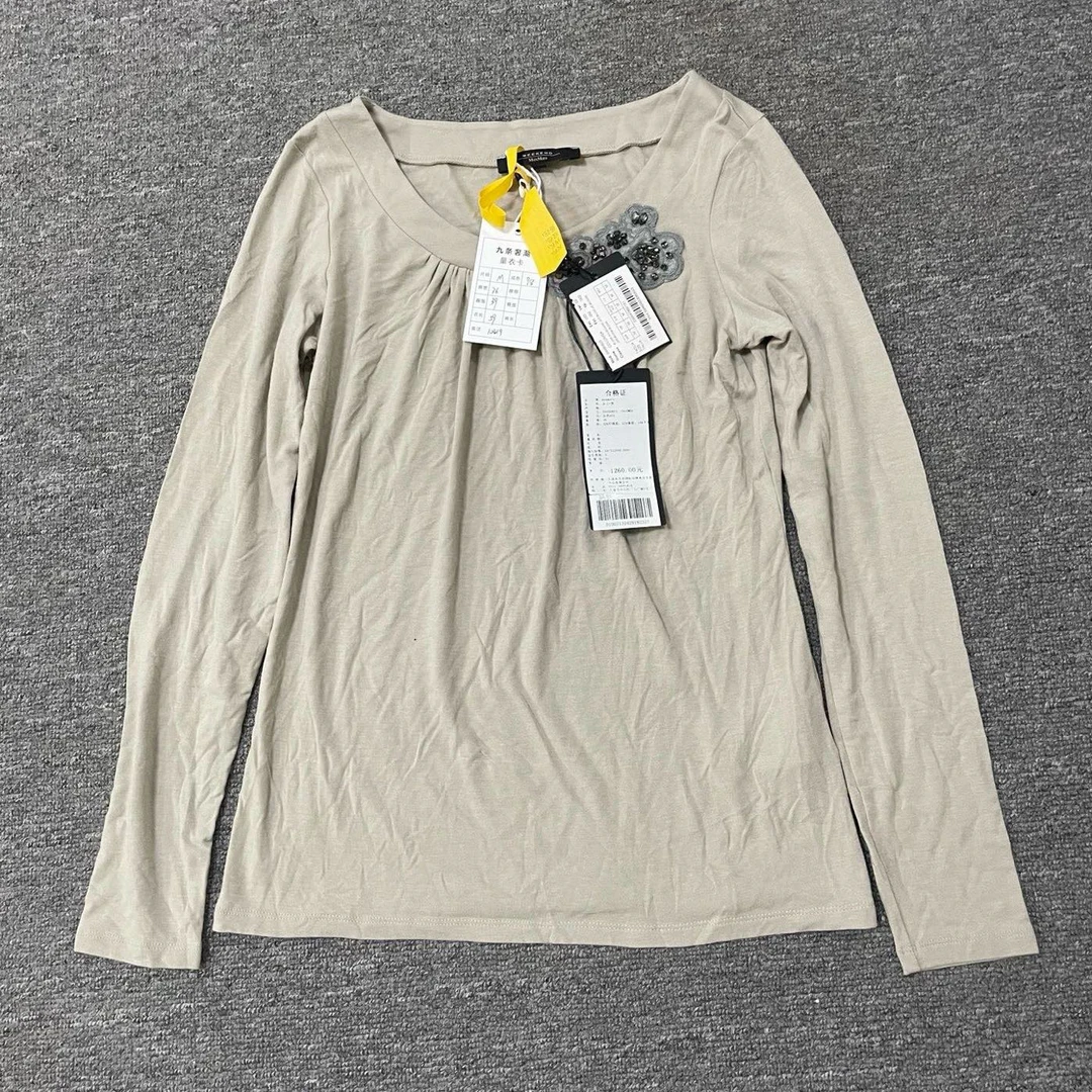 99新 MaxMara 修身气质长袖T恤  M/10419