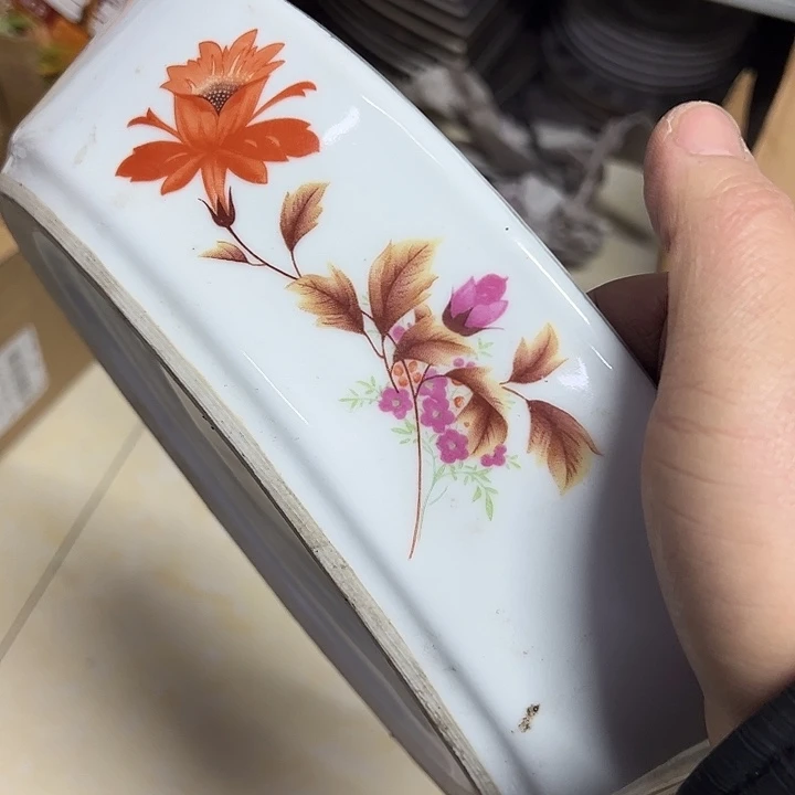 摆件陶一支花的水仙盘景德镇