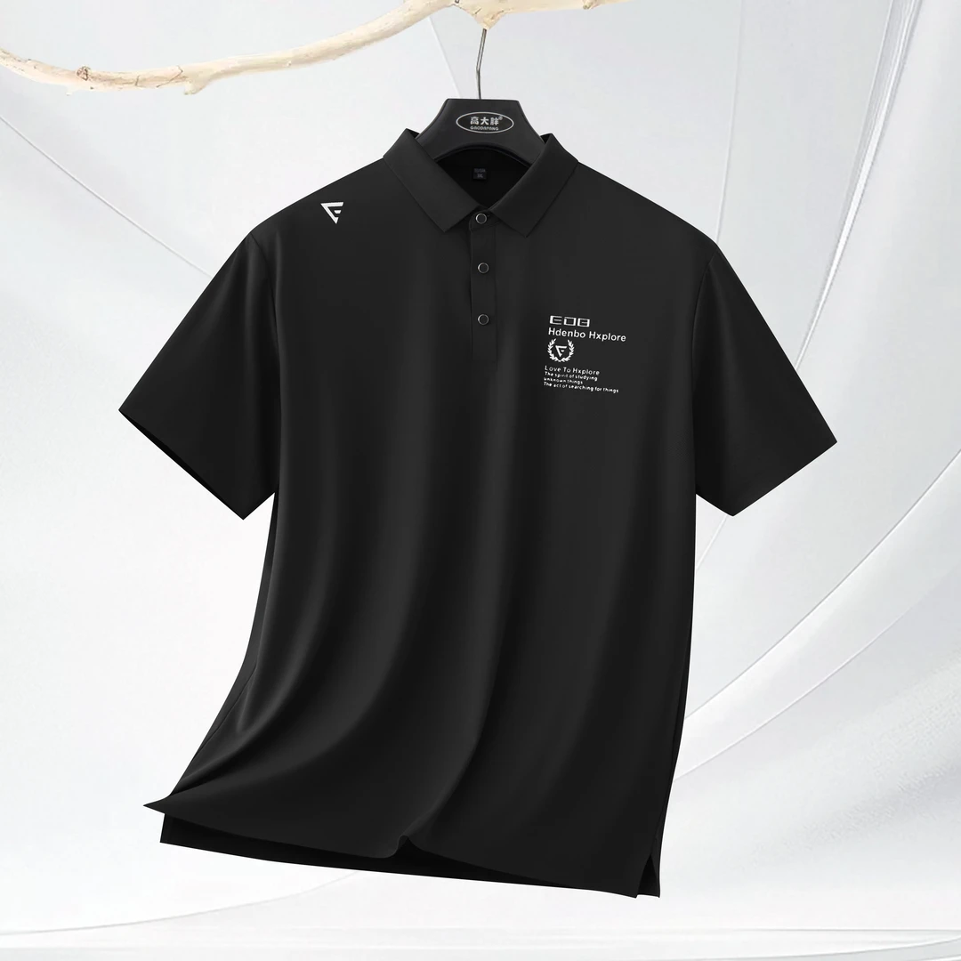 200斤以上加肥加大男士短袖POLO衫胖子商务休闲翻领宽松薄款T恤