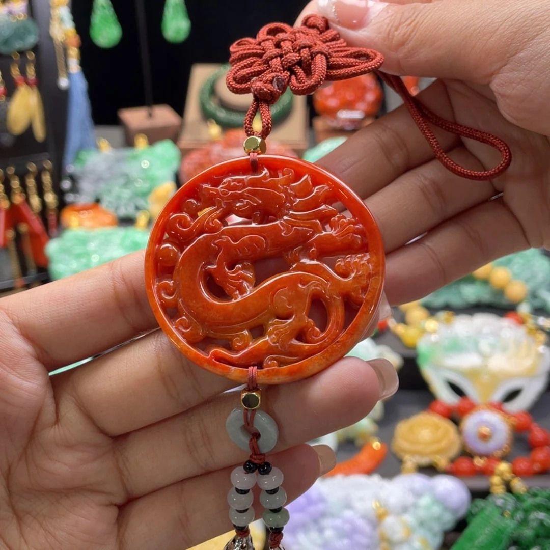 翡翠颈饰未镶嵌代编织