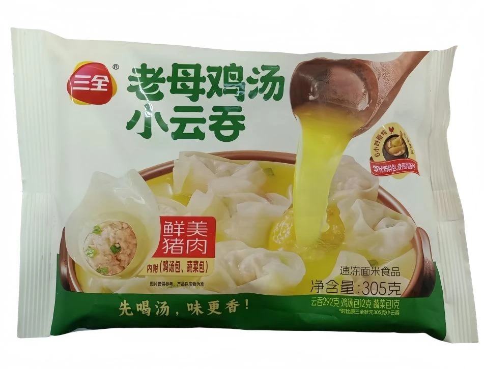 三全老母鸡汤小云吞（混沌）  *305g/包