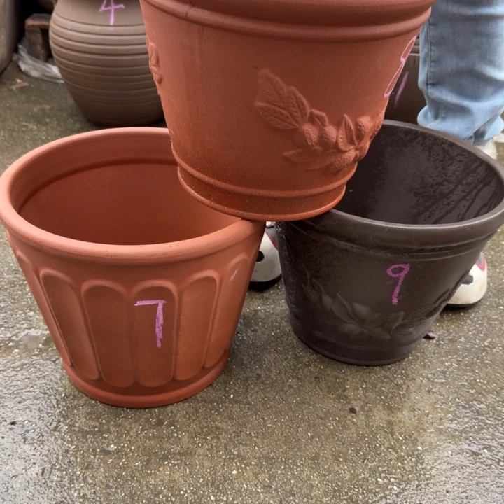 紫砂花盆口30高25宜兴紫砂粗糙正常