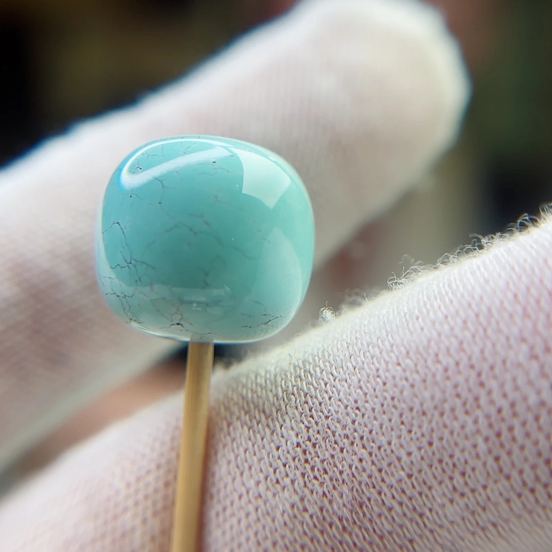 未镶嵌绿松石珠宝奇石15.4直径