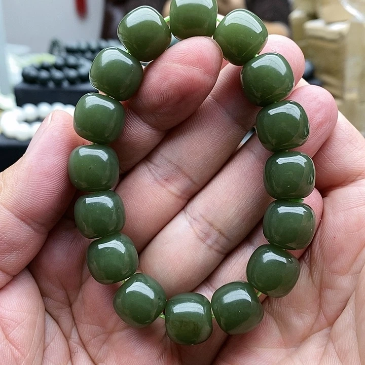 【闪购商品】未镶嵌手链和田玉14青黄口