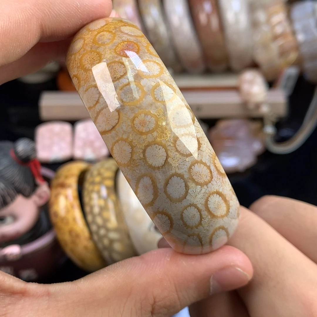【闪购商品】硅化珊瑚（珊瑚玉）未镶嵌颈饰15号56.7圈