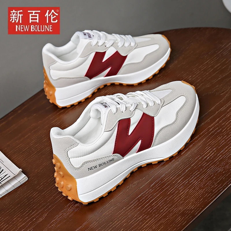 【新百伦正品】327小蛮腰运动鞋女休闲厚底老爹鞋透气阿甘跑步男鞋N