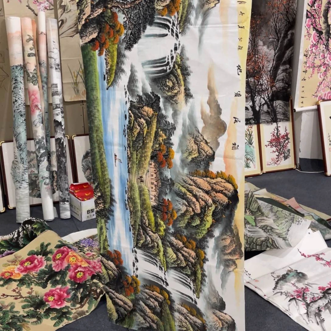 国画处理作品看好再拍哦