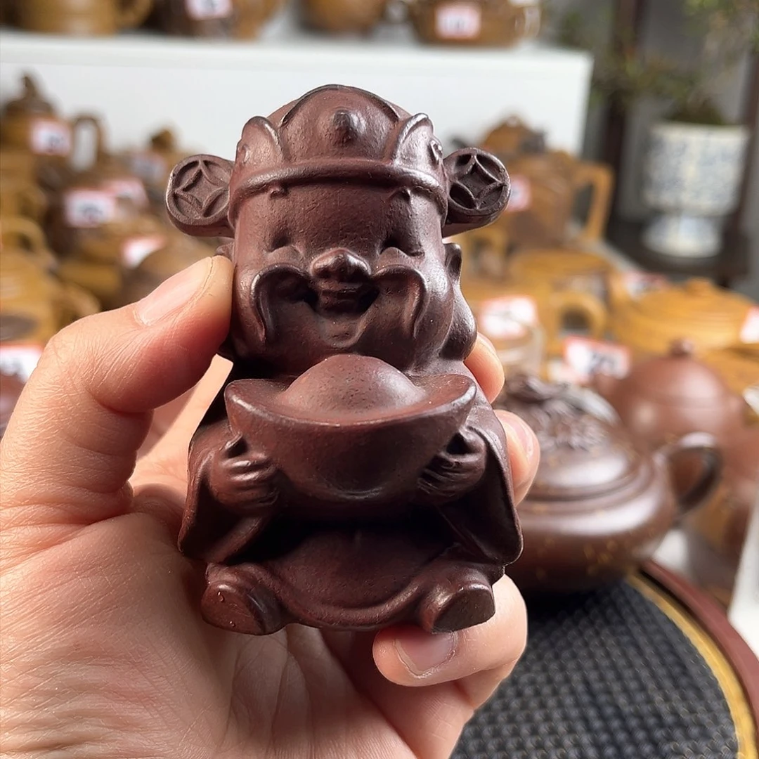 紫泥茶壶宜兴紫砂