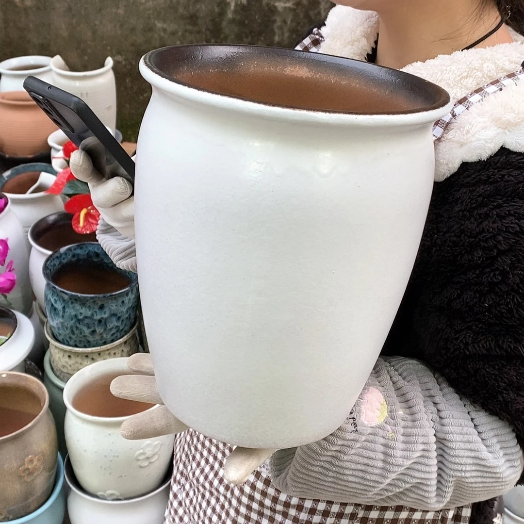 紫砂花盆正品口20高25